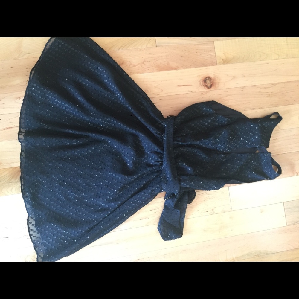 Express black cocktail dress